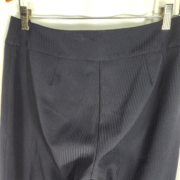 Simply Manakin Navy on Navy Striped Dress Pants Size 10 - Picture 5 of 8